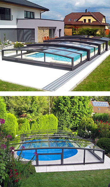 venkovní zahradní bazény s filtrací